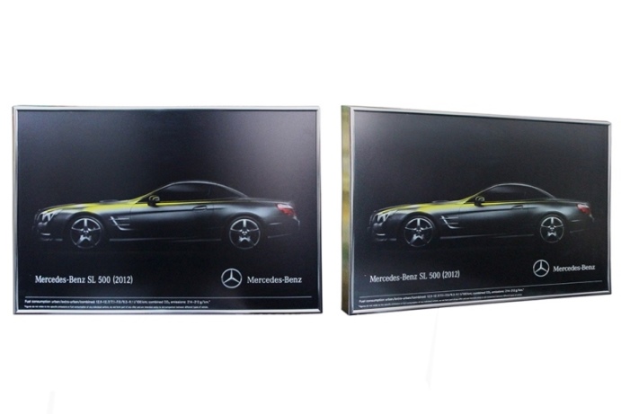 Aluminium Frame-Showroom Mercedes-Benz